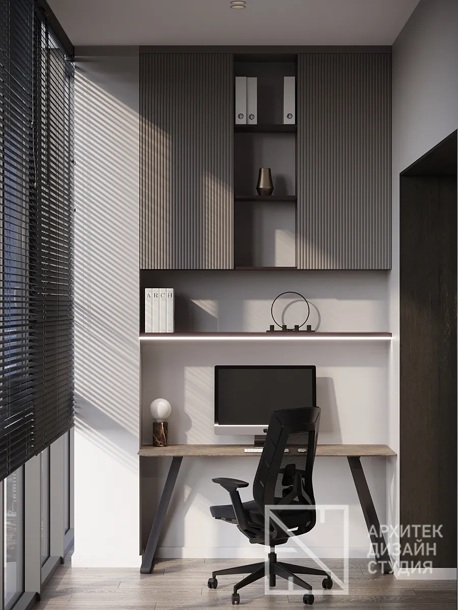 Дизайн интерьера квартиры в г. Красноярск по ул. Ладо Кецховели, 34 - Лоджия 2 - Фото 1